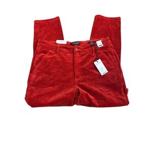 Judy Blue High Waist Slim Fit Corduroy Jean Women Size 30 Carpenter JB88377 Rust